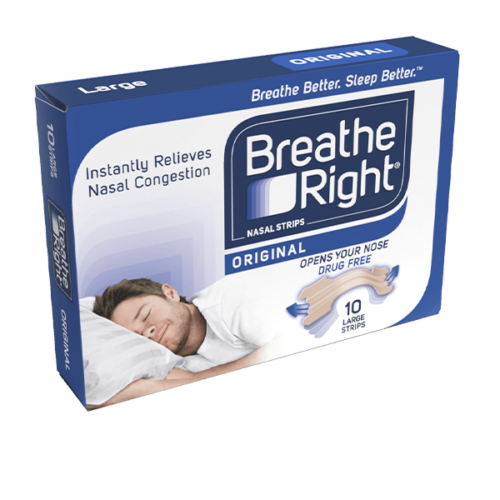 Breathe Right® Nasal Strips - Original beige colour