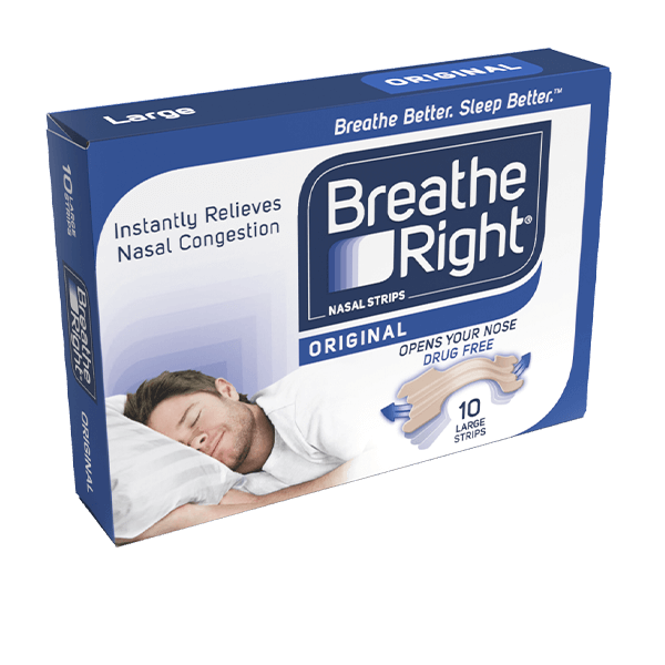 Breathe Right® Tiras Nasales Clásicas