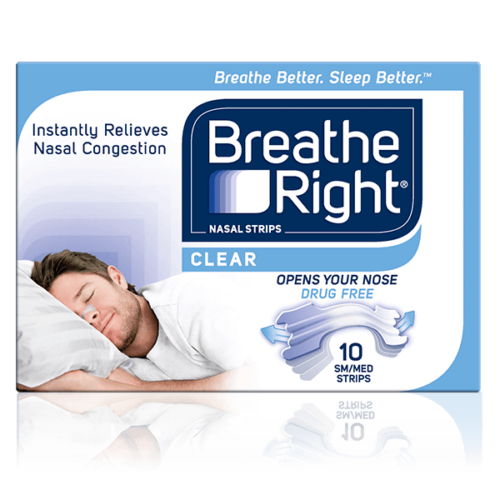 Breathe Right® Nasal Strips Sensitive Clear