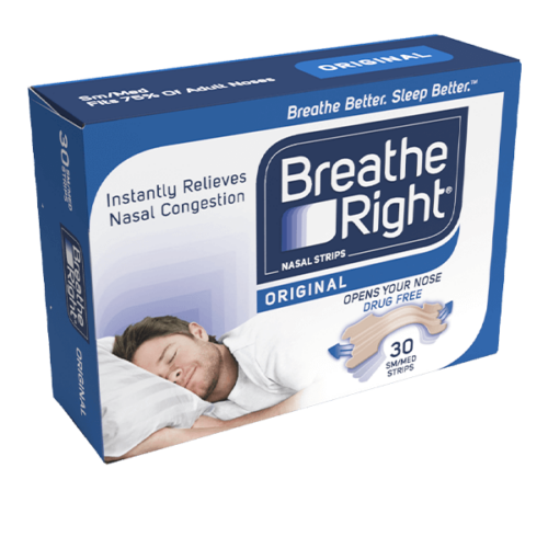 Breathe Right® Nasal Strips - Original Beige Colour